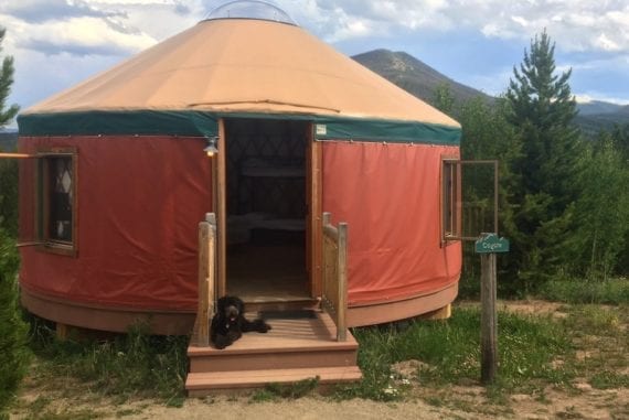 Yurt living at Snow Mountain Ranch. Click over for the full review.