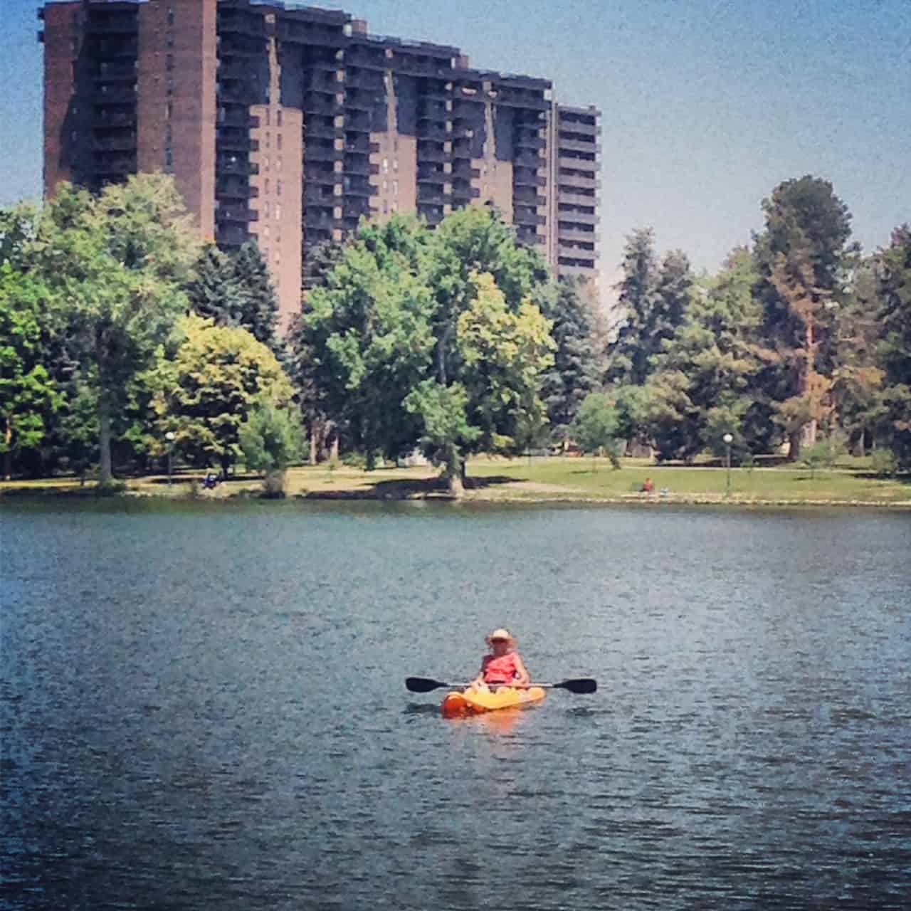 boating at washington park in denver