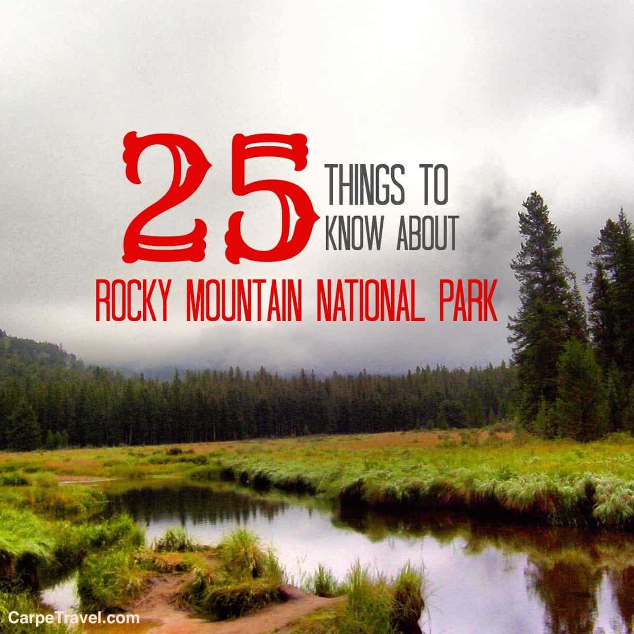 things to know about rocky mountain national park