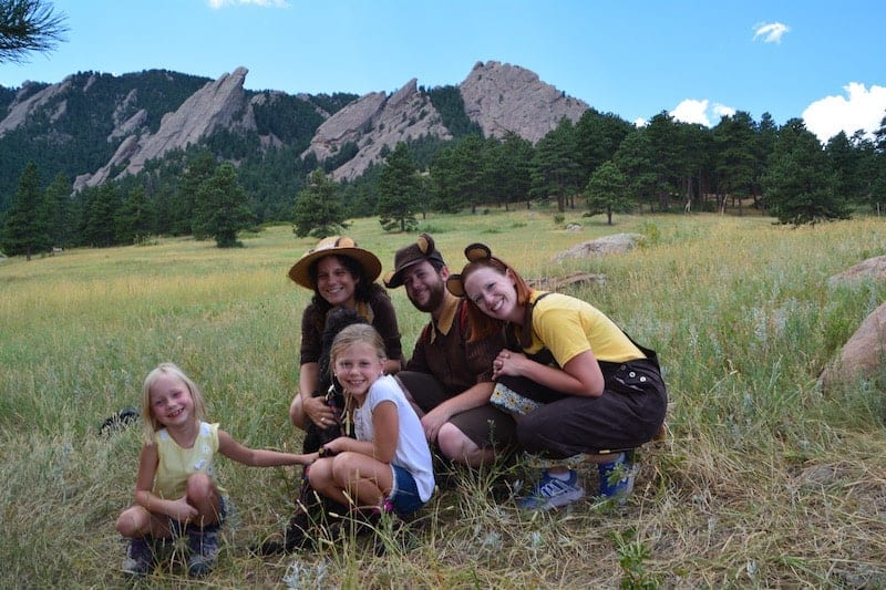 Colorado Theatre Hikes by Arts in the Open at Chautauqua Park Boulder is a great family event that combines the arts with the outdoors.