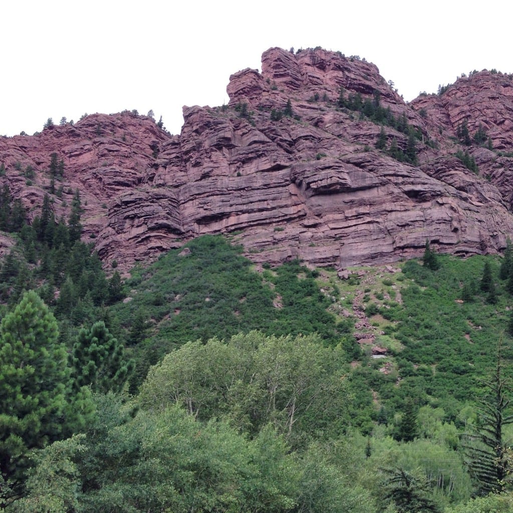 view from redstone campground