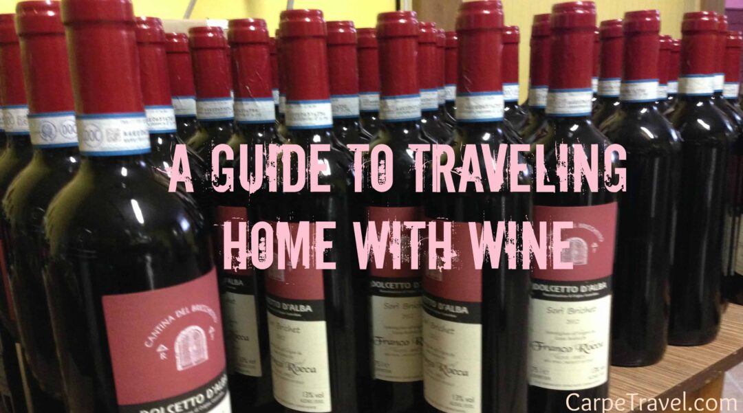 A complete guide regarding how to ship wine back to the United States from overseas.