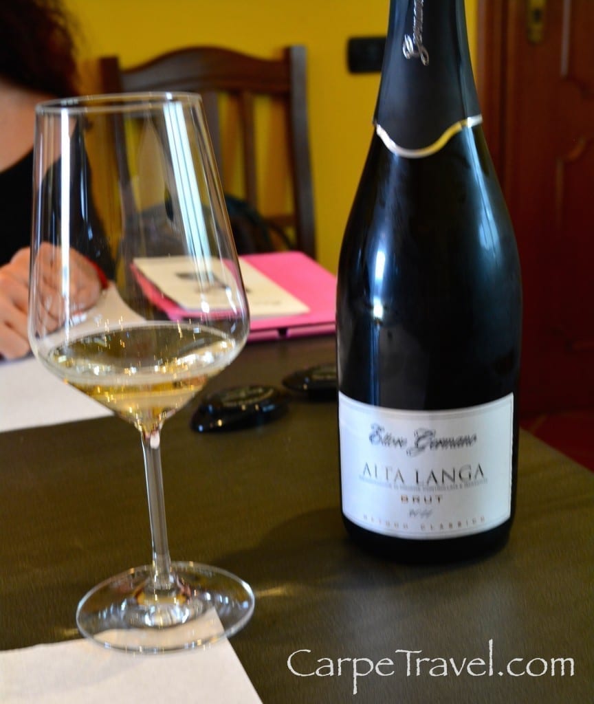 Italian White Wine at Ettore Germano in the Piedmont wine region