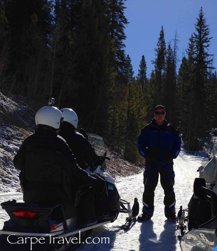 Grand Adventures Snow mobiling in Winter Park Colorado 