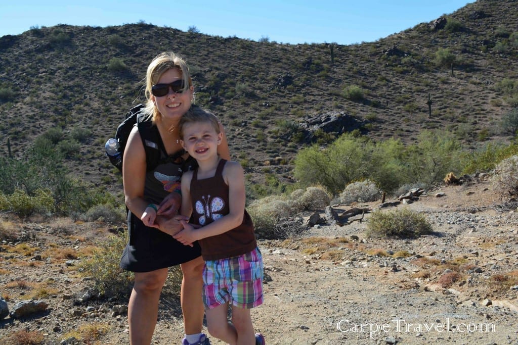 Fun things to do in Phoenix - hiking with kids