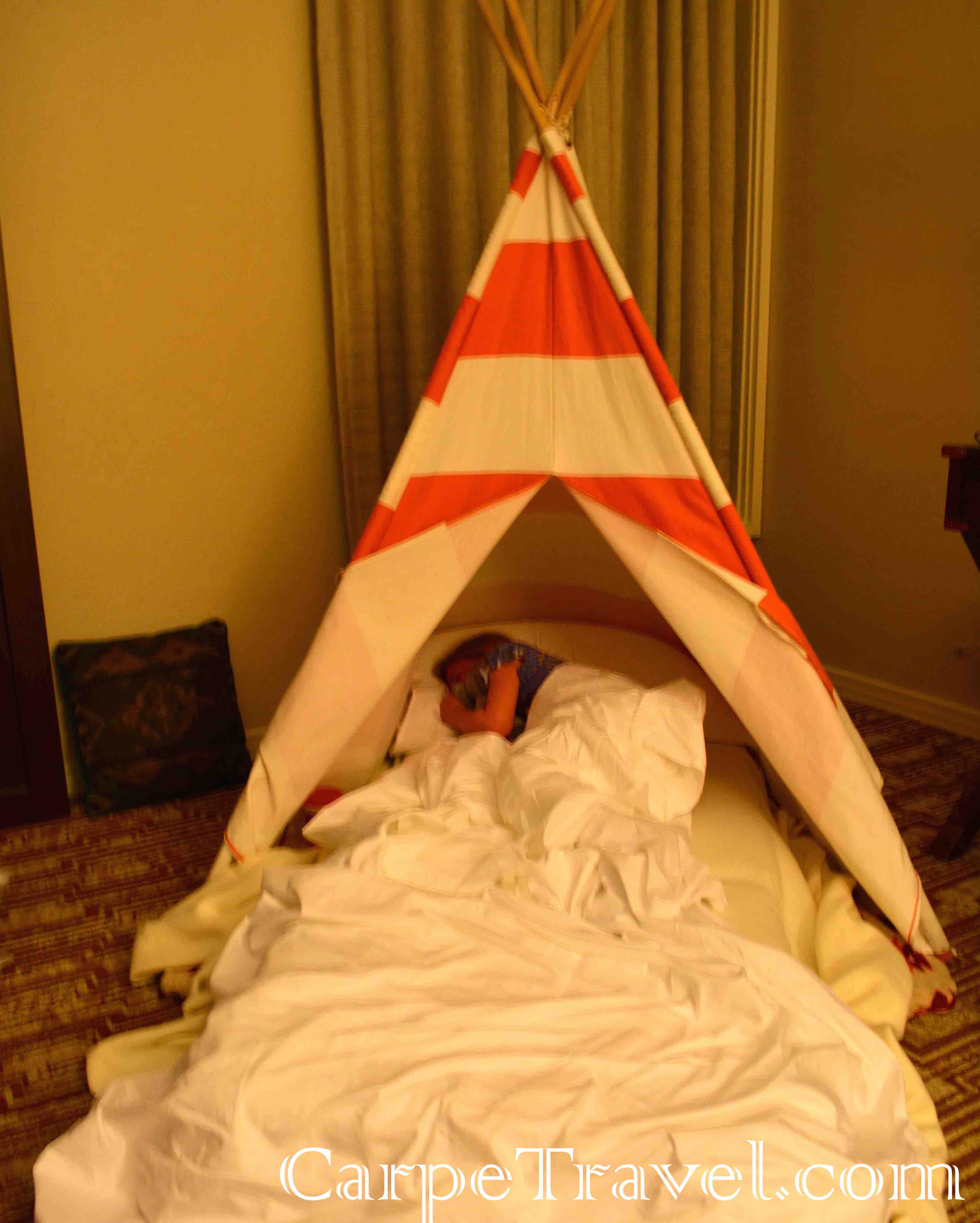 You can rent a tee-pee for your kids during your stay at The Wigwam Review. Click for the full review.