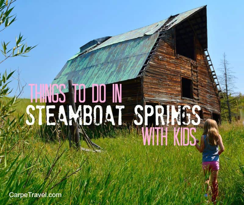 Things to do in Steamboat Springs with Kids. Click through for summer and winter activities. 