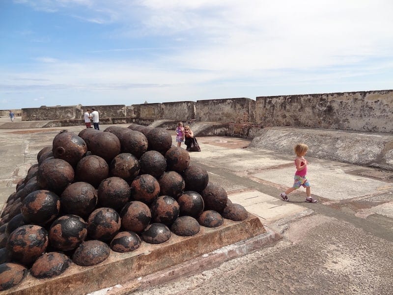 Things to do with kids in San Juan - visit San Cristobal or El Morro. For more ideas on things to do with kids in San Jaun, click over.