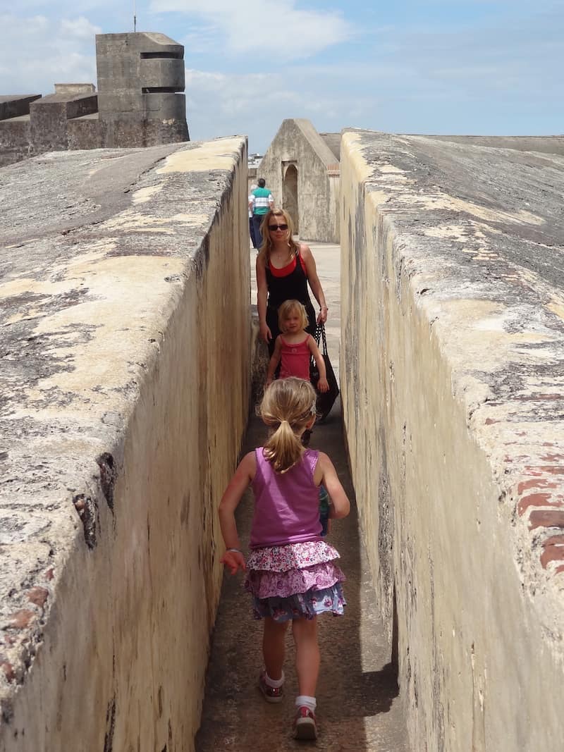 Things to do with kids in San Juan - visit San Cristobal or El Morro. For more ideas on things to do with kids in San Jaun, click over.