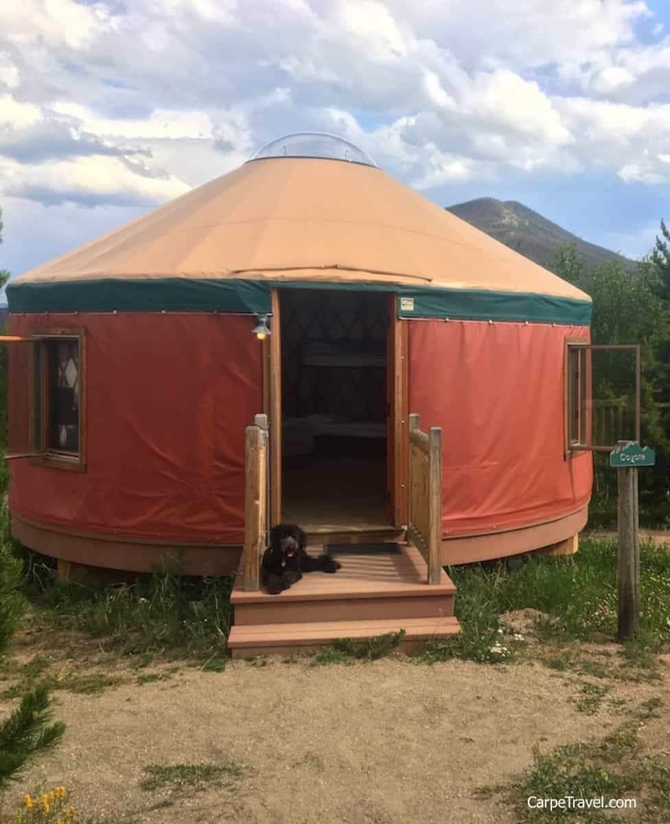 Family camping turns glamping in the yurts at Snow Mountain Ranch