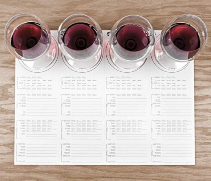 Wine Tasting Notes Placemats Ultimate Gift Guide for Wine Lovers - Wine Tasting Notes Placemats