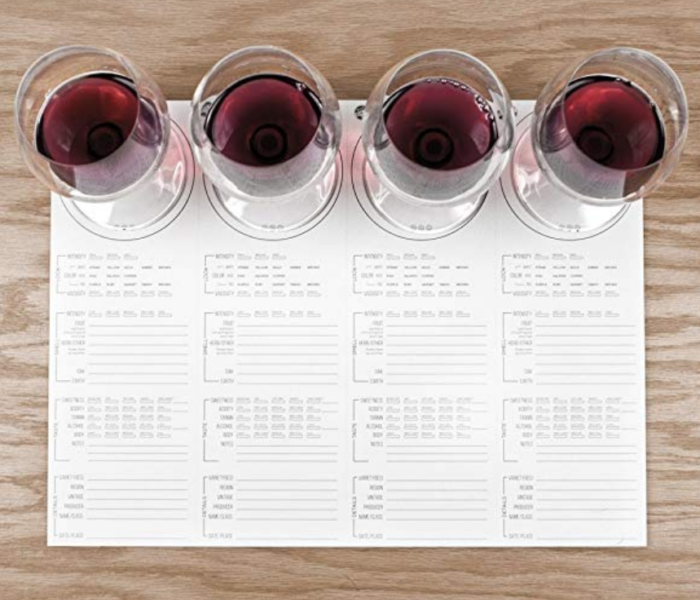 Wine Tasting Notes Placemats Ultimate Gift Guide for Wine Lovers - Wine Tasting Notes Placemats