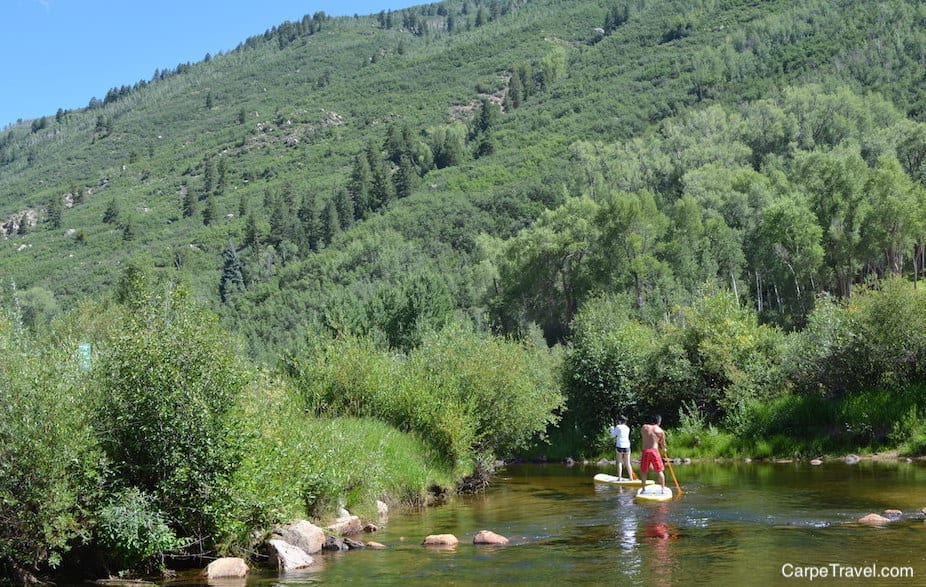 Paddle Boarding in Palisade - The Heart of Colorado Wine Country - is a great way to see the area