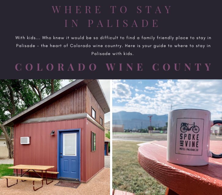 Who knew it would be so difficult to find a family friendly place to stay in Palisade - the heart of Colorado wine country. Here is your guide to where to stay in Palisade with kids.