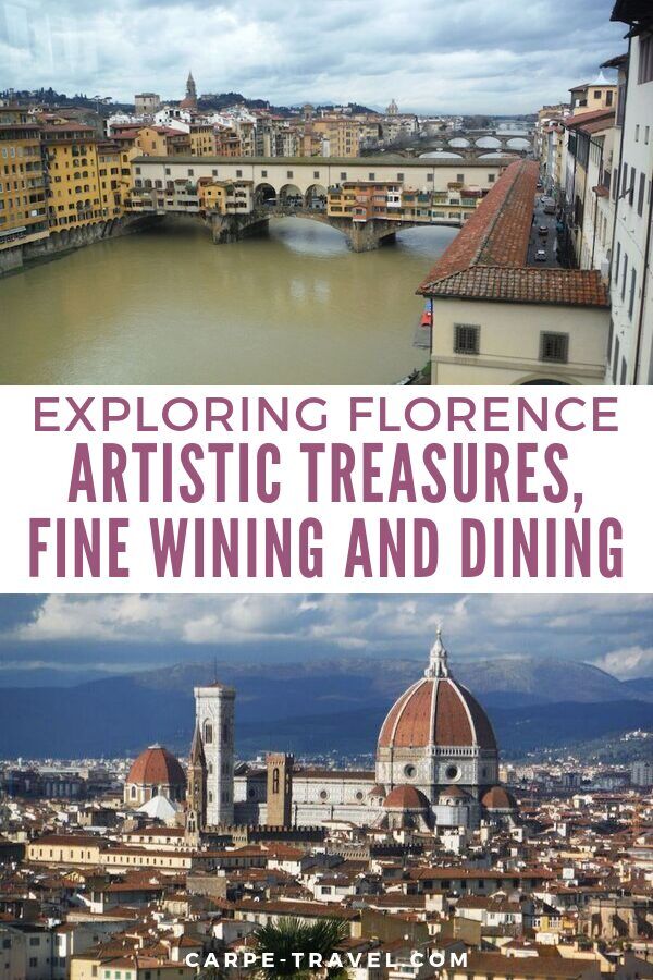 Visitng Florence? How to see the artistic treasures paried with fine wining and dining