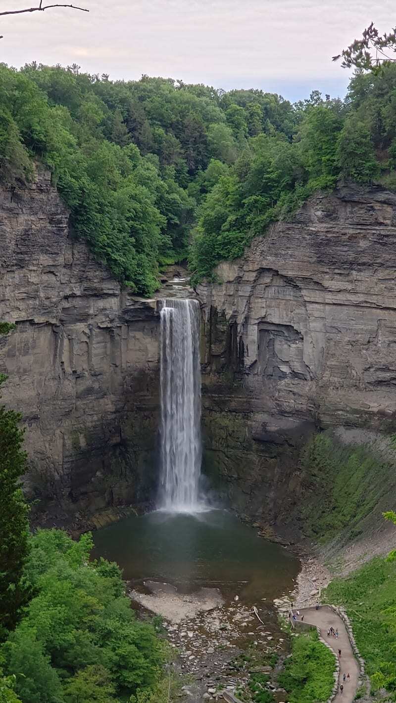 The gigantic Taughannock Waterfall, it’s hardly surprising that we put Ithaca at number one on our list of things to do in the Finger Lakes.