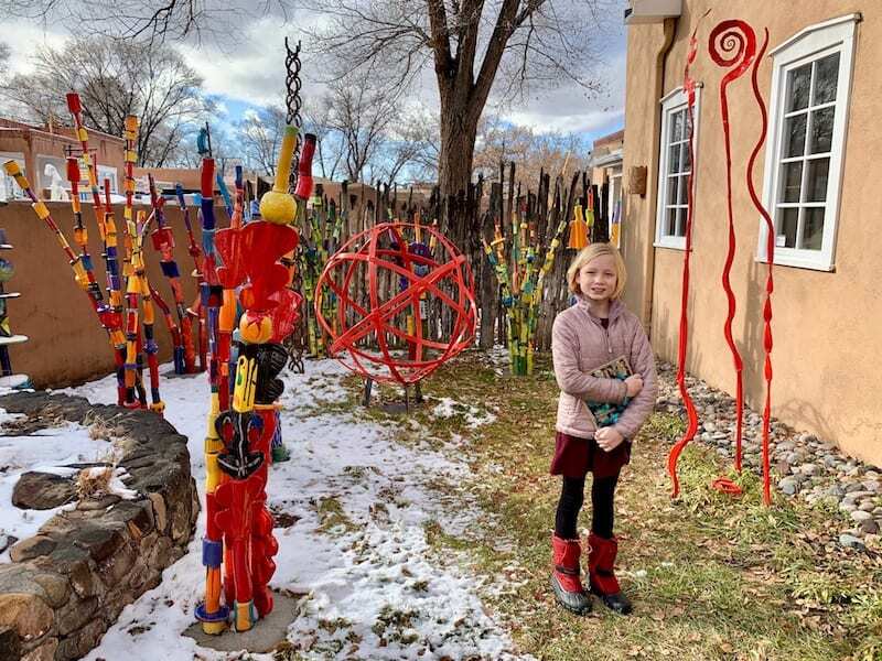 Exploring and shopping on Canyon Road is one the top things to do in Santa Fe