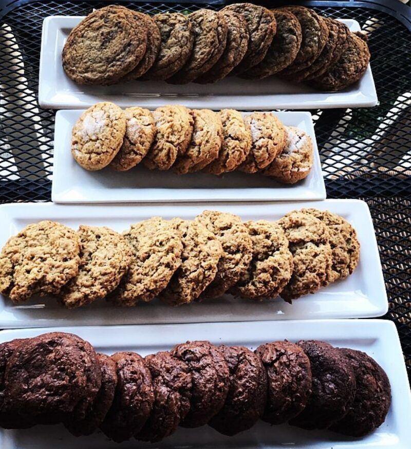 The Bakers Table in Santa Ynez Valley, chocolate espresso cookie recipe