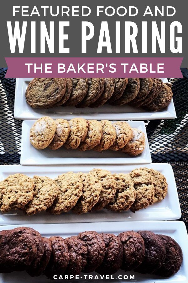 Add a little desert to our food and wine pairing travels through Santa Ynez Valley wine country with this chocolate espresso cookie recipe from The Baker's Table. Find out the perfect wine to pair with these delightful dessert cookies! #wine #winelovers #travelandwine #winepairings #cookies