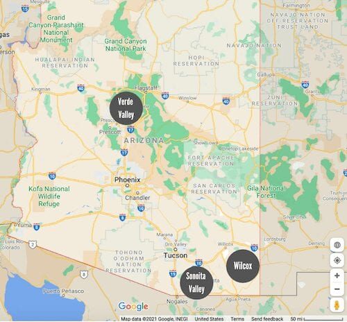 Arizona Wine Country Regions