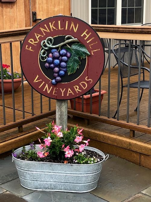 Wineries in The Poconos - Franklin Hill Vineyards 