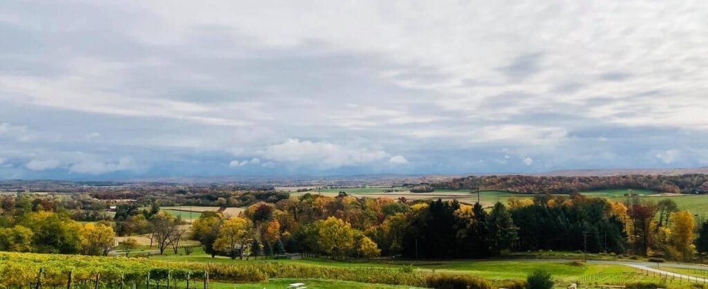 Million dollar view at Baraboo Bluff Winery Photo Credit Baraboo Bluff Winery