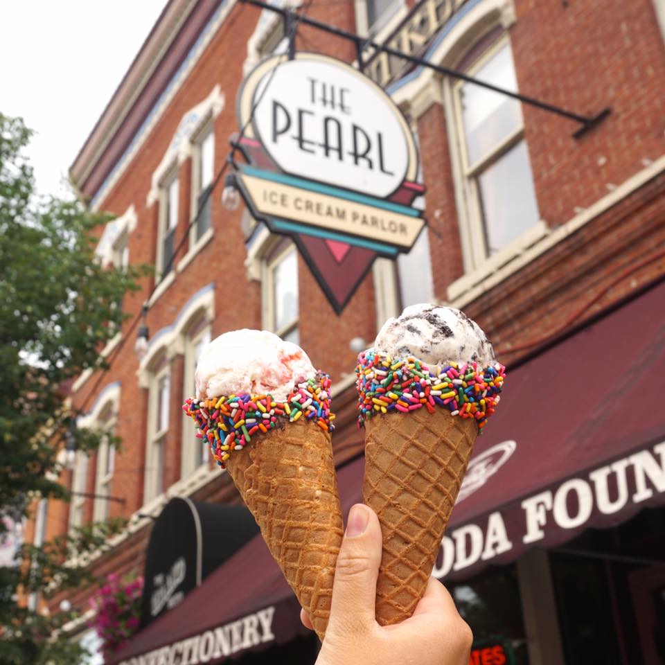 The Pearl Ice Cream Parlor & Confectionery in Wisconsin Wine Country