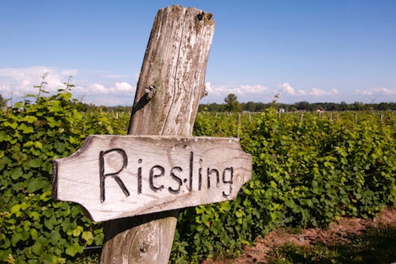 Vermont - Riesling Sign - Champlain Island Winery credit Vermont Department of Tourism