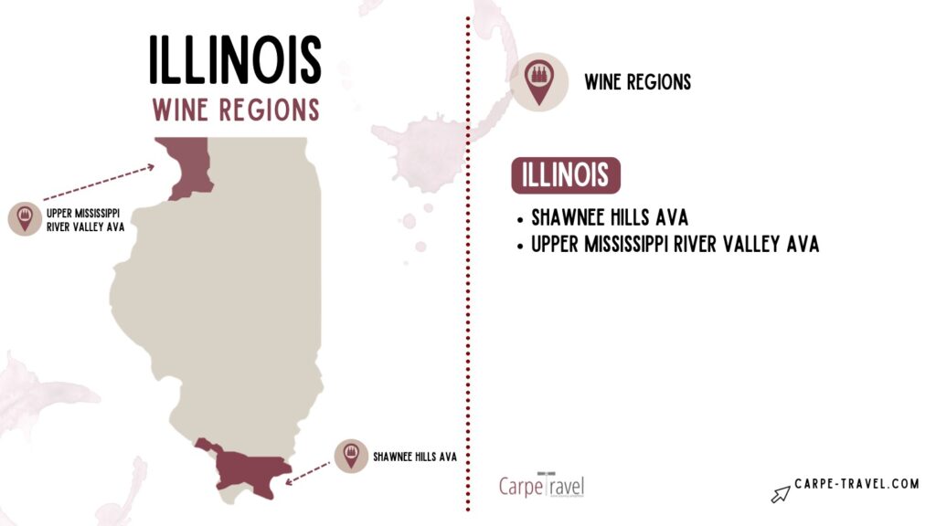 ILLINOIS Wine Map