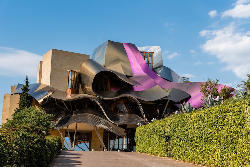 Winery of Marques de Riscal in Alava