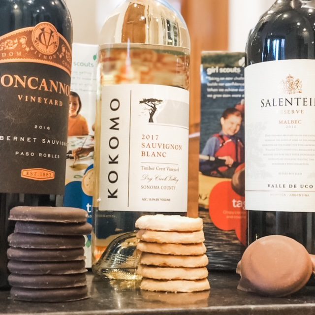 Girl Scout Cookie wine pairing recommendations