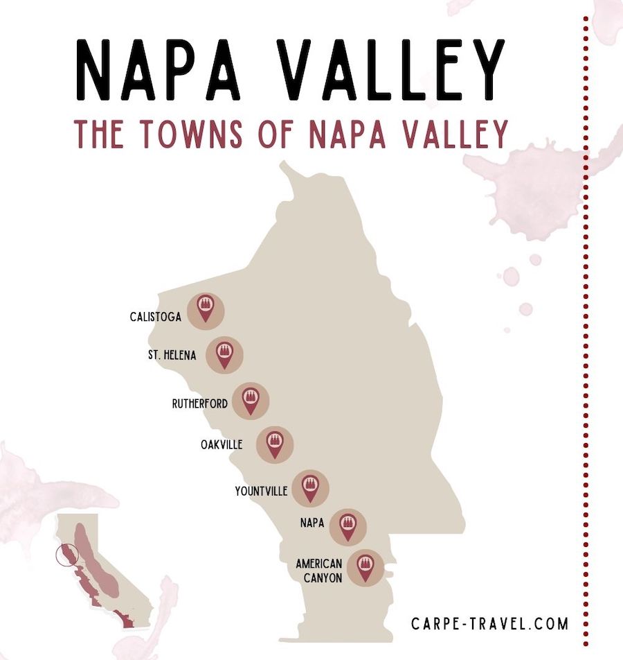 Each of the towns that makeup Napa Valley has its own story, wines and unique experiences. Sip them in here.