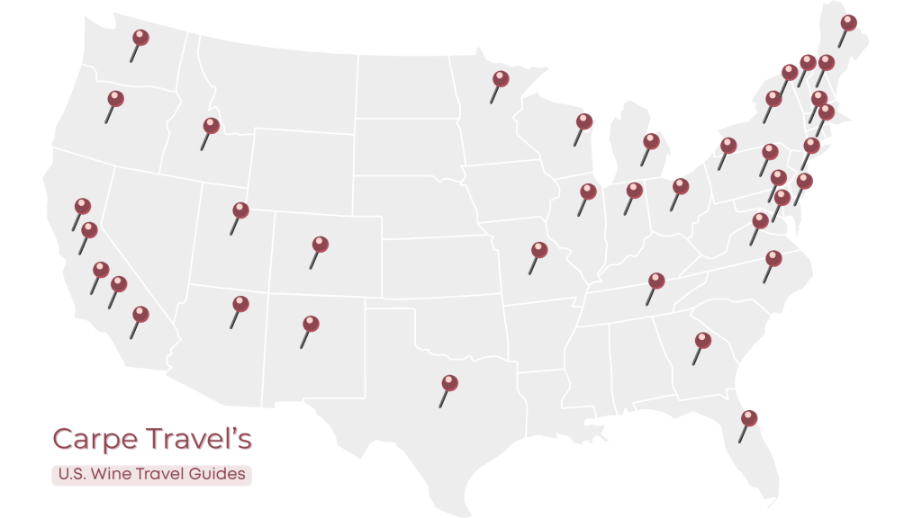 Wine Travel Guides for the United States of America, by Carpe Travel