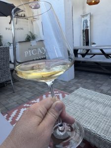 wine tasting in downtown Calistoga